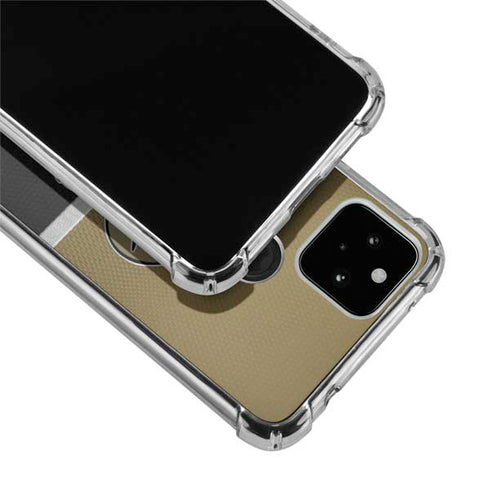 NFL New Orleans Saints Vintage Google Pixel 5 Clear Case